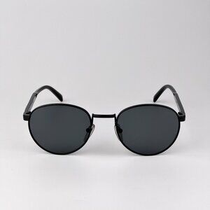 Prada PRB51S Polarized Sunglasses – Black Round Frame | Model 1AB5Z1